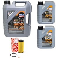 MotoröL Set 4200 5W-30 Liqui Moly 7 Liter + ÖLfilter FüR BMW 3Er 330D E46 204PS