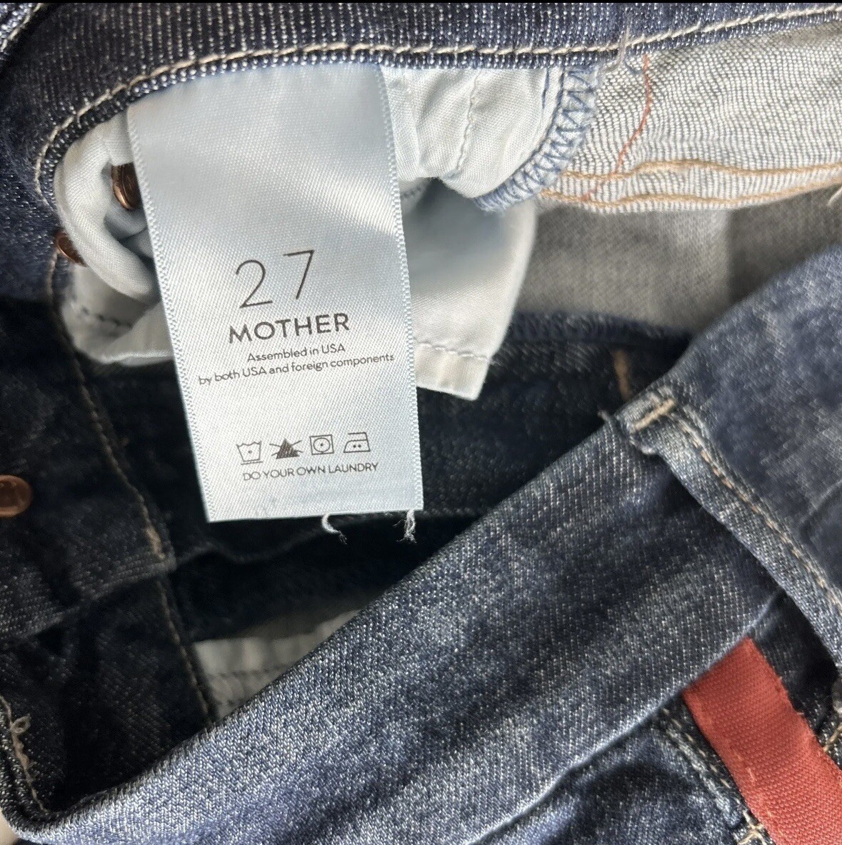 MOTHER Jeans Size 27 Insider Crop Step Fray Hem in Speed MOTHER Jeans Size 27 Insider Crop Step Fray Hem in Speed