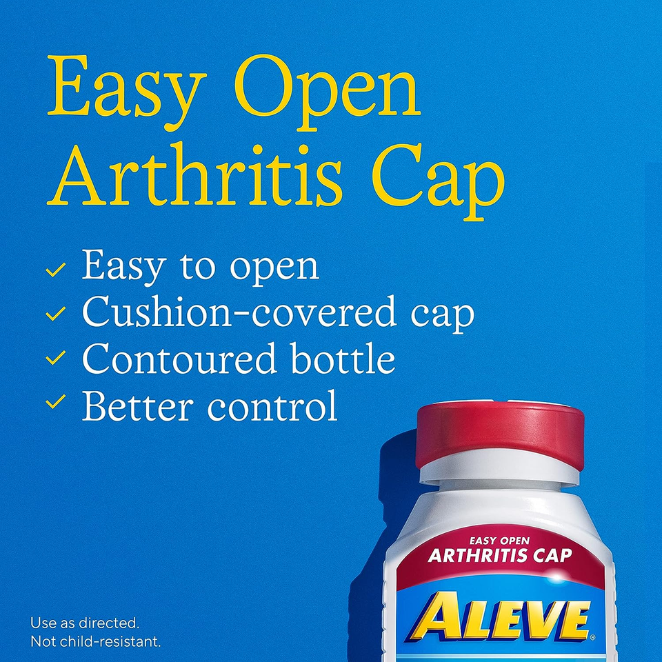 Gelcaps with Easy Open Arthritis Cap, Naproxen Sodium, Arthritis Pain