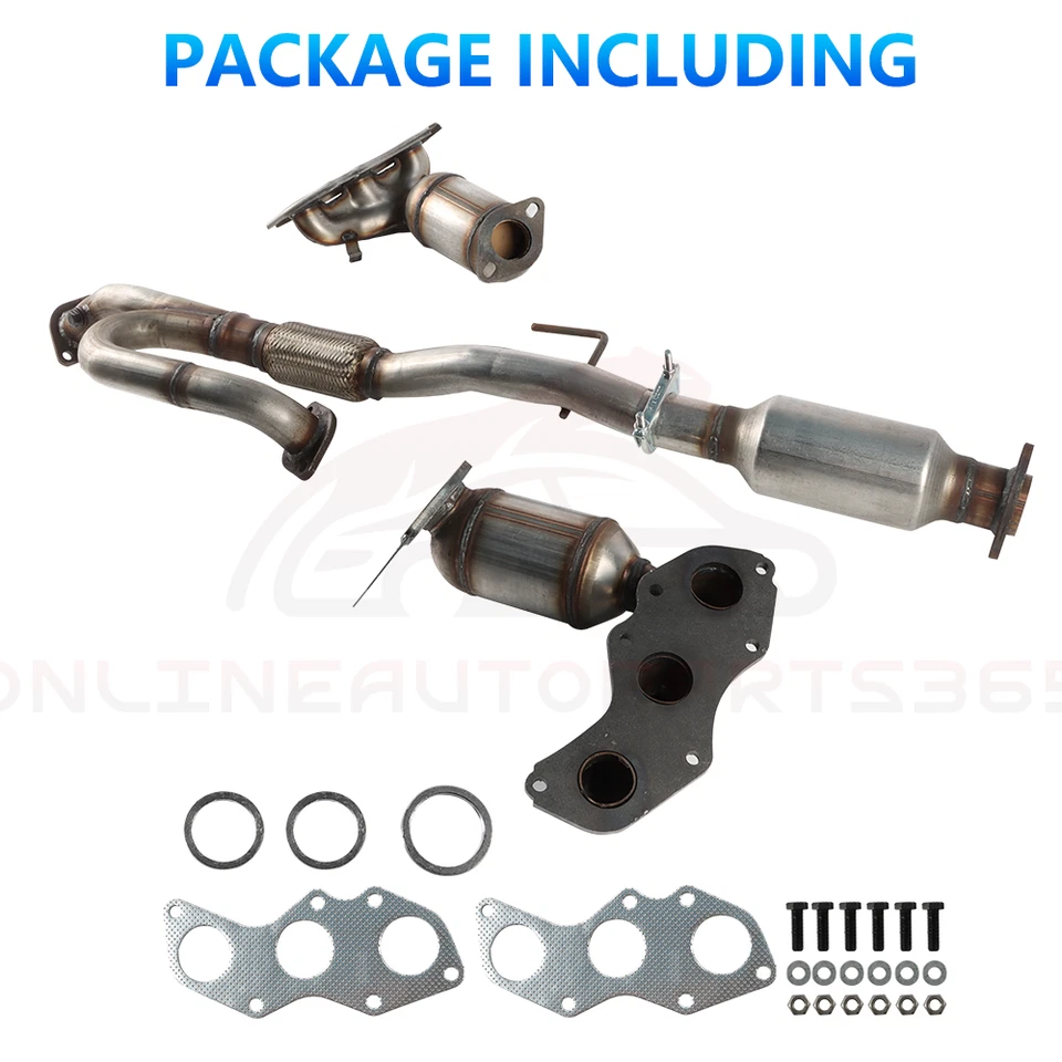 3x Catalytic Converter Fits 2005-2017 Toyota Avalon/2007-2017 Toyota Camry 3.5L Foto 2 de 4