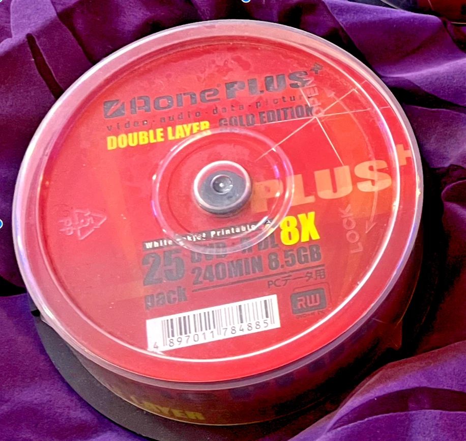 Aone DVD+R Gold Edition 8x Dual Layer 8.5GB - Pack of 25, 8.5GB data capacity - Image 3 of 4