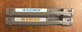 NES Nintendo Fishing Lot - Blue Marlin and Black Bass - authentic - tested