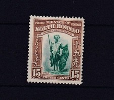 North Borneo 1939 15c SG311 Fine Used BP16811