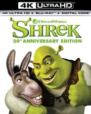 SHREK 20TH ANNIVERSARY EDITION INCLUDES DIGITAL COPY 4K ULTRA HD BLU-RAY/BL