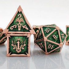 7 Stück DND Metall Würfel Set Polyedrische ...