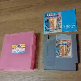 Manual de cartucho Nintendo California Games NES 1989