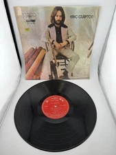 ERIC CLAPTON Self Titled LP Taiwan Taiwanese Pressing Rough Vinyl Import Rare