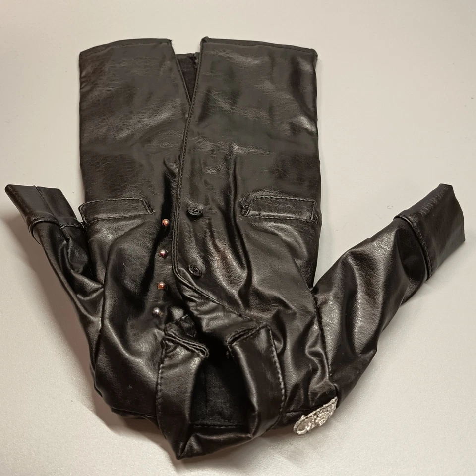 1/6 比例二战德国军官皮革长外套 12 英寸可动人偶衣服 — 第 4/4 张图片