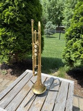 Vintage Rare 1949 The Buescher Aristocrat Custom Built True Tone LP 215 Trumpet