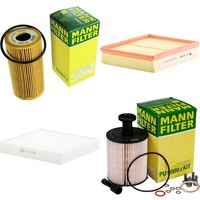 Mann-Filter Inspektionspaket Filterset FüR Nissan NP300 Navara Pick-Up 2.3 Dci
