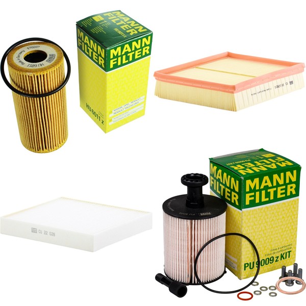 Mann-Filter Inspektionspaket Filterset FüR Nissan NP300 Navara Pick-Up 2.3 Dci-image
