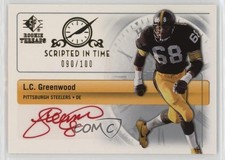 2007 SP Rookie Threads Scripted in Time 90/100 LC Greenwood #SIT-LG Auto 1o1v