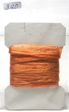 Fly Tying Material Crinkle Ribbon Rust Brown #320