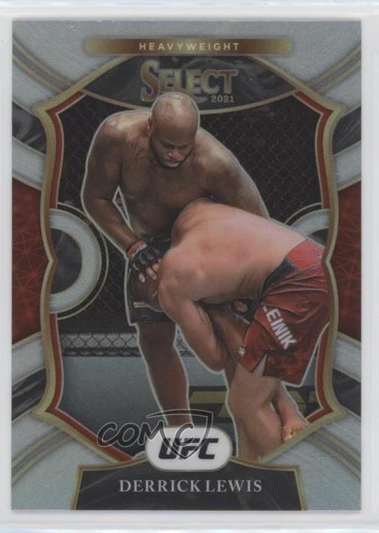 2021 Panini Select UFC Concourse Silver Prizm Derrick Lewis #22 0g27