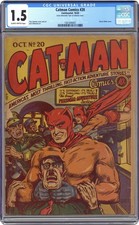 Catman Comics 20 CGC 1.5 1943 1561694001