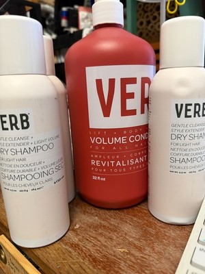 Verb Products :pick Dry Shampoo .Jojoba Oil Conditioner Frizz Control