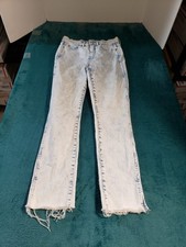 Gap Jeans Size 0 Womens Blue Stretch Denim Ladies Pants High Rise Slim Straight
