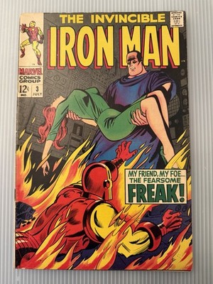 Iron Man  #3 July 1968  Marvel Comics High Mid grade - SEE DESCRIP.