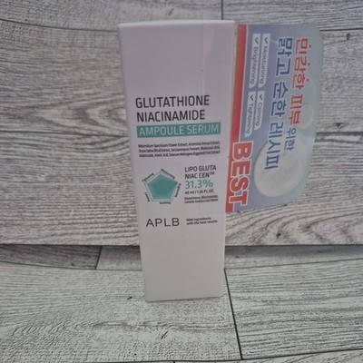 APLB Glutathione Niacinamide Ampoule Serum Centella As 1.35 fl oz Korea K-Beauty