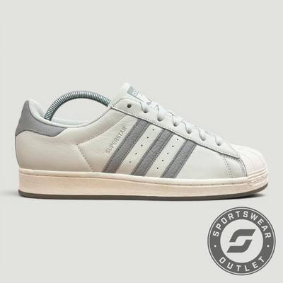 Adidas Originals Superstar Herren - UK 9 - Weiß/Grau (ID3722)