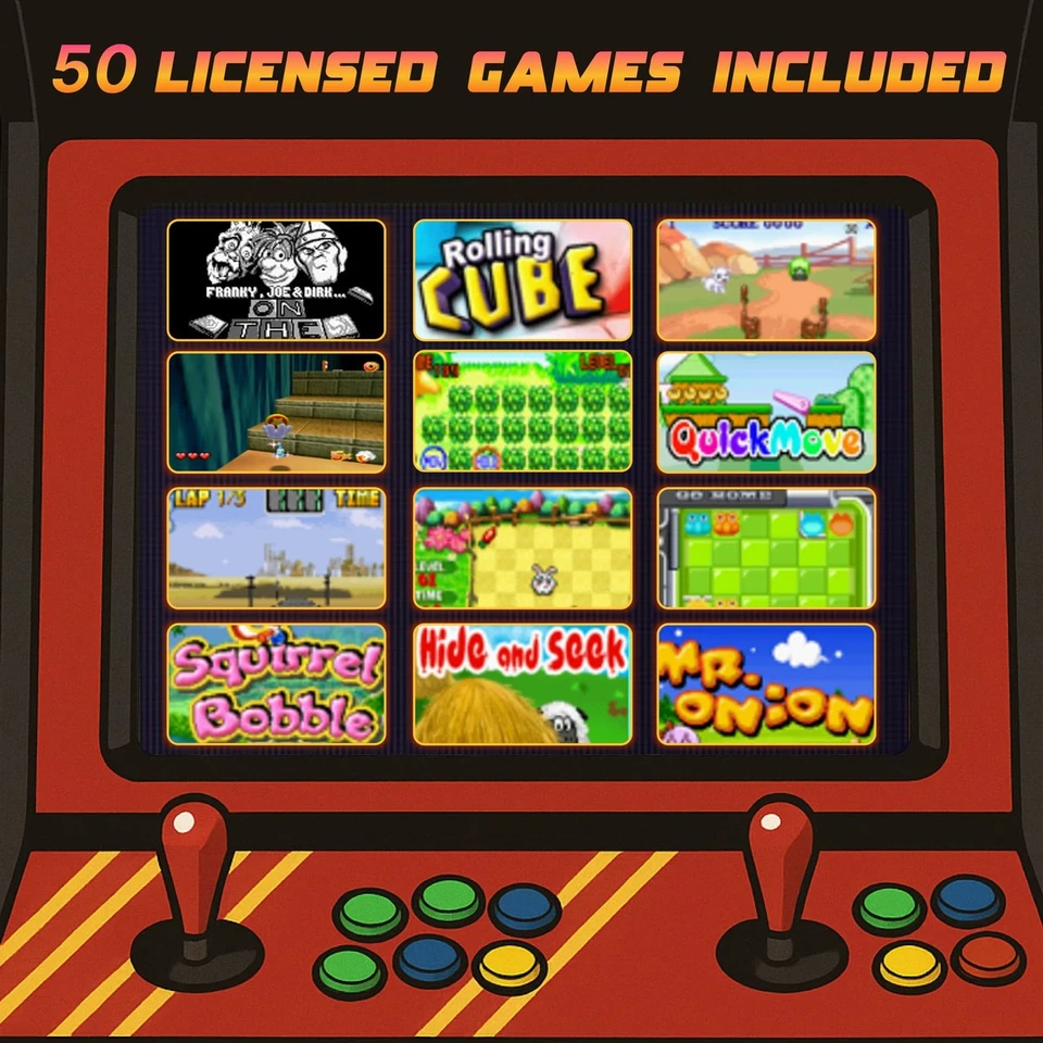 Laser Smart Android Gaming Projector 50 Games with Controllers - Image 2 of 4