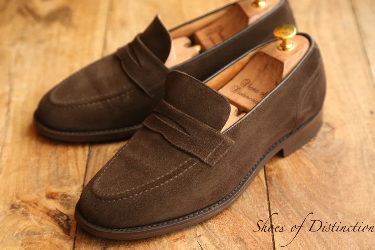 Church\'s Brown Suede Horsebit Loafer Slip On Shoes Size 12 Wide Church main image 4