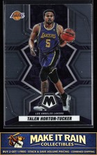 Talen Horton-Tucker 2021-22 Panini Mosaic #187 Los Angeles Lakers Basketball