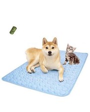 Pets Summer Cooling Mat  Sleeping Pad Water Absorption Top Waterproof Bottom XL