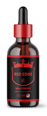 Red Edge Male Drops, RedEdge Masculinity Drops Dietary Supplement 1 Pack- 30srv