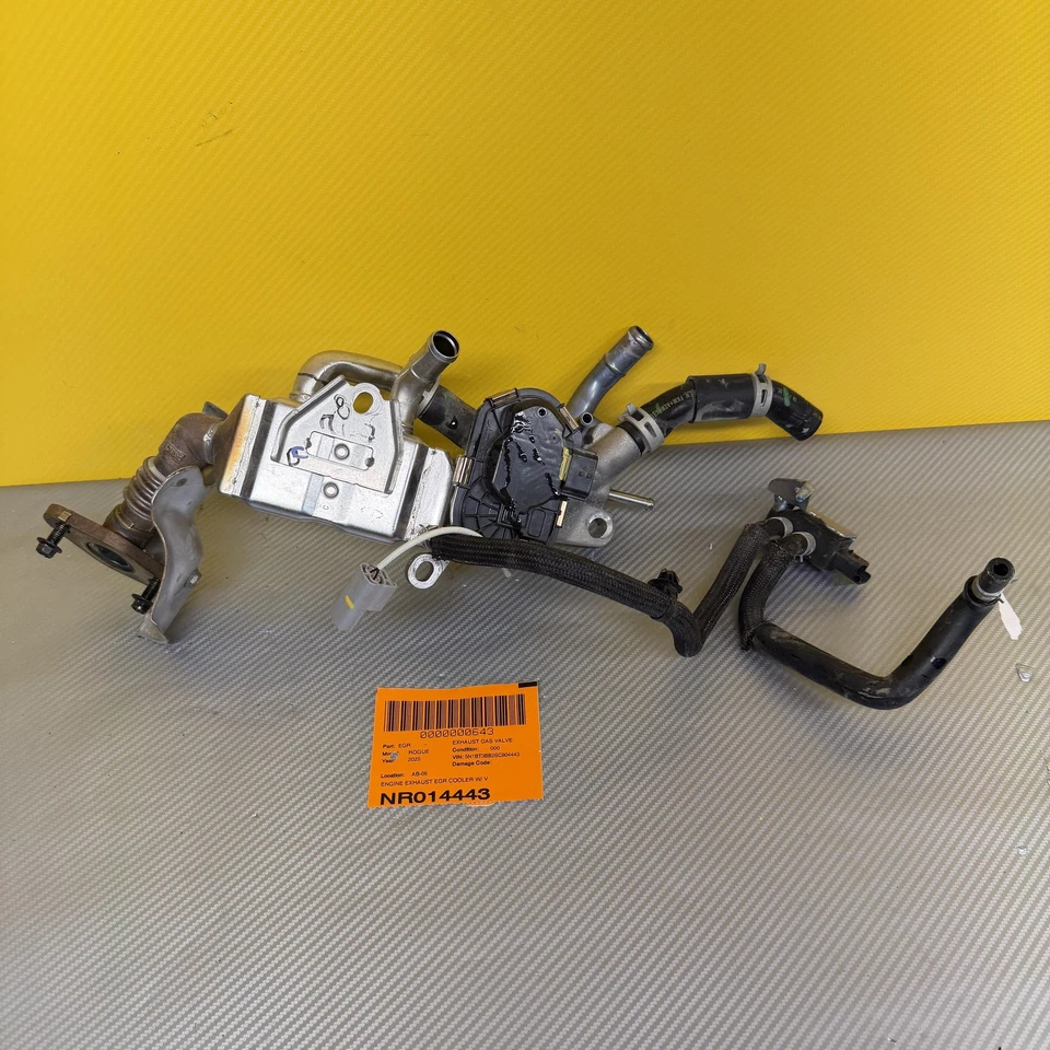 Enfriador de escape de motor Nissan Rogue Egr 2024-2025 con conjunto de válvula OEM Foto 2 de 4