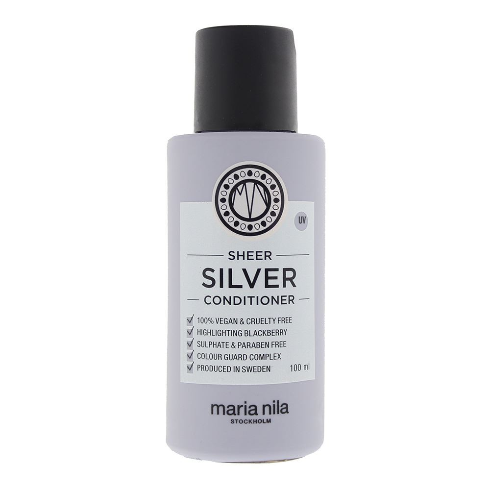 Maria Nila Sheer Silver Conditioner 100ml- no yellow conditioner - Image 2