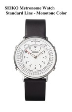 Seiko Metronome White Unisex Adult Watch - SMW006A from JAPAN