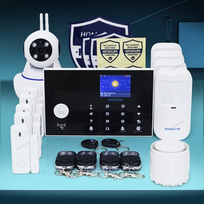 HOMSECUR Wireless 4G Burglar Intruder Alarm System For Elderly Daily Life Care