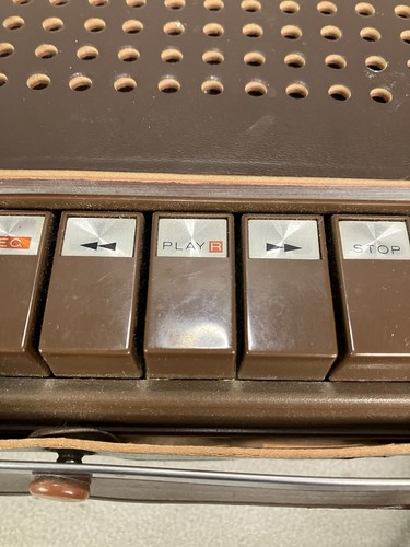 Audiotronics Classette 141 Solid State Japan Vintage Brown Working - Picture 3 of 20