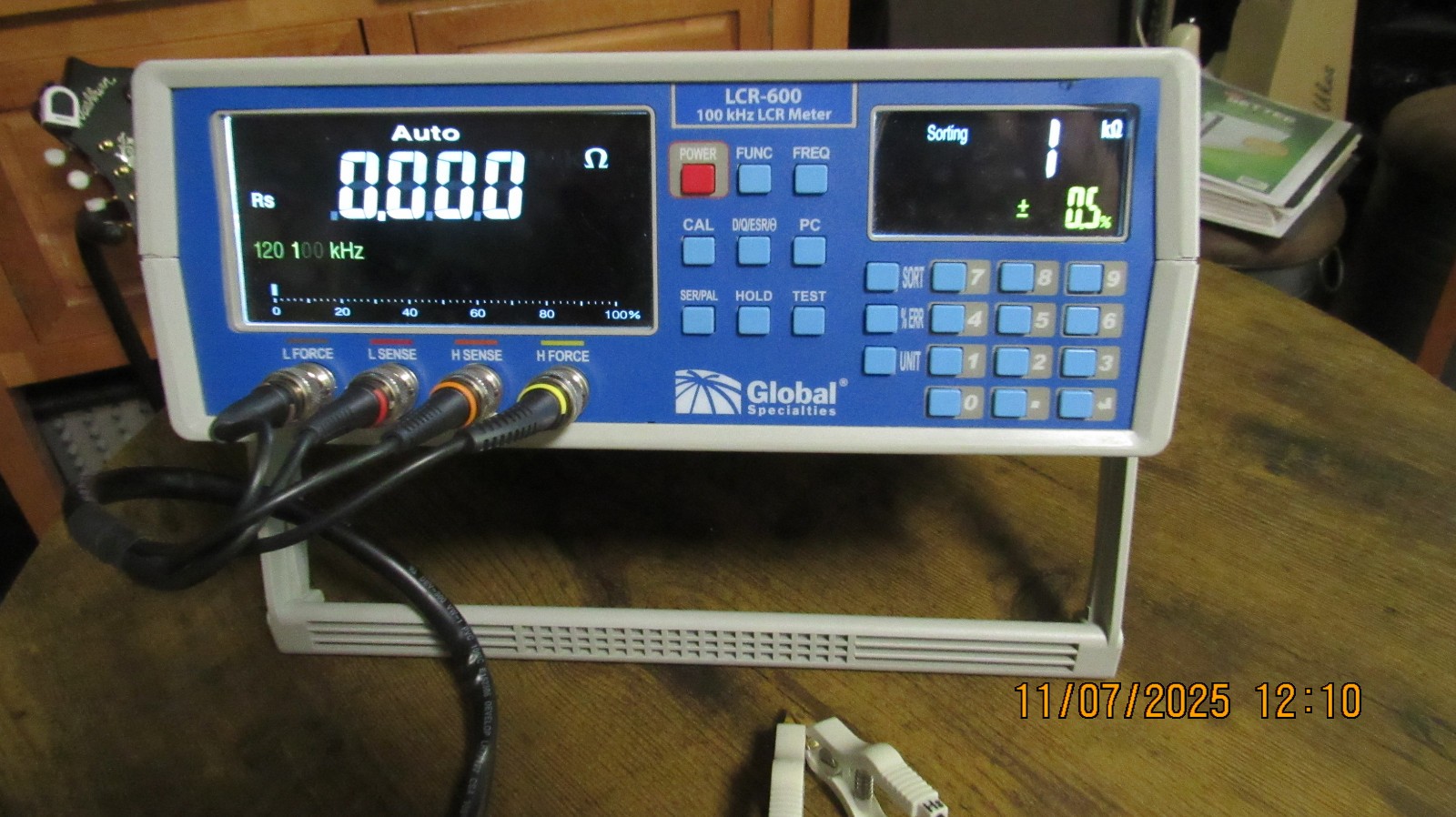 Global Specialties LCR-600 High Precision LCR Bridge with Sorting Function