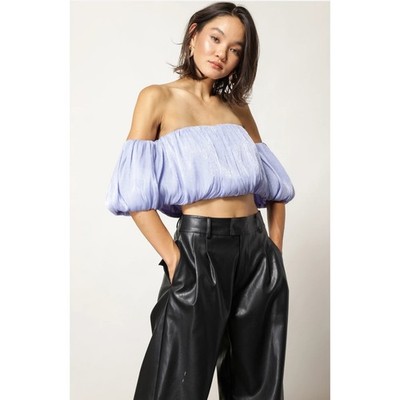 NWT! Line & Dot Audrey Off Shoulder Romantic Blouse - Size Medium (MSRP $88)