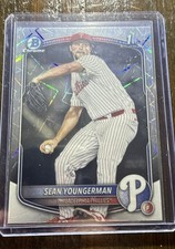 2025 Bowman Draft - Chrome Sean Youngerman #BDC-104 Laser Refractor (RC)