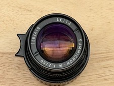 Leica Leitz Summicron-M 50mm f/2 M-Mount Lens Non-ASPH E39 EXC - Caps