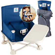 Omniboost Travel Booster Seat with Tray for Baby  Folding Portable Baby Booster