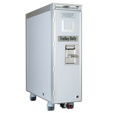 Flugzeugtrolley XL Trolley Full-Size Airlinetrolley Catering Trolley grau