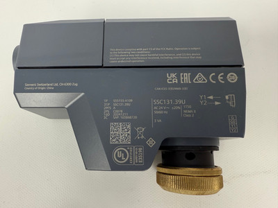 SIEMENS S55155-A109 POWERMITE 599 SERIES ACTUATOR SSC131.39U 3P FS MT ...