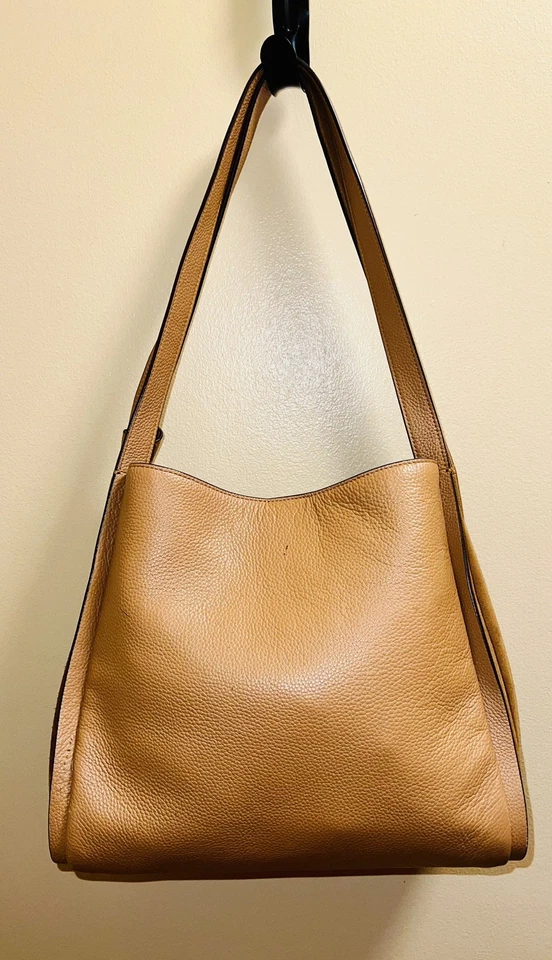 Bolso de hombro grande Kate Spade Knott de cuero granulado y gamuza - Bungalow Foto 2 de 4