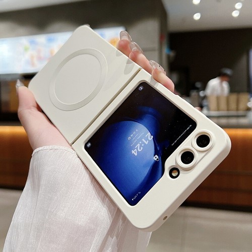 For Samsung Galaxy Z Flip6 Flip5 Flip4 3 Shockproof Magnetic Silicone Case Cover - Picture 16 of 31
