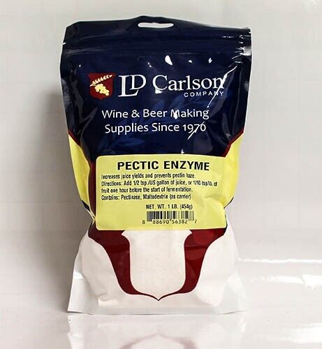 ENZIMA PECTINA 1LB LDC CONFEZIONE FABBRICA PECTINASI ENZIMA PECTIC INGREDIENTE PER VINIFICAZIONE - Foto 1 di 1