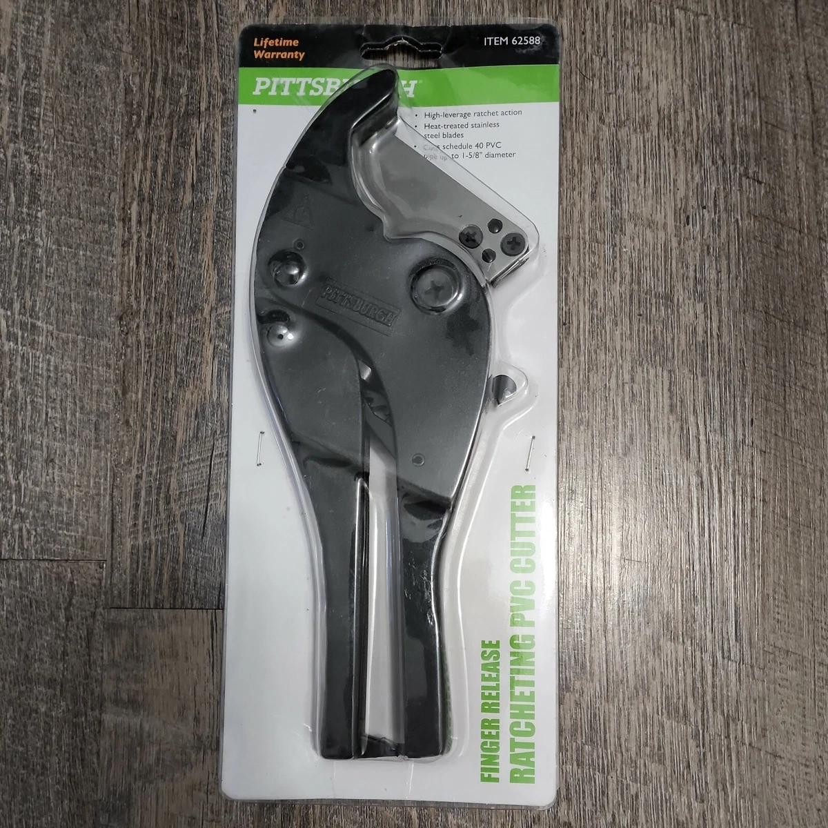 Pittsburgh finger release ratcheting pvc cutter deals