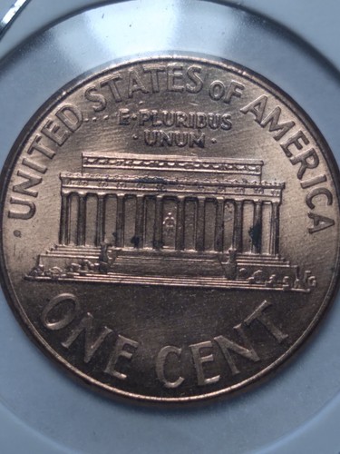 2002-D USA penny error reverse - Picture 4 of 7