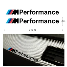 M Performance vinyl decal sticker Side Skirt 200mm Black For BMW1 3 5 series 2X