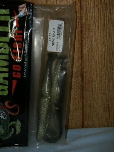 Gambler Go Fish EZ New Shad 6.5" 4 Count New Sealed Package - Picture 9 of 9
