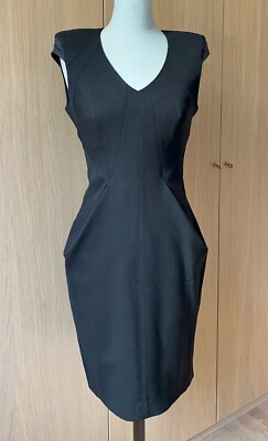 Original HELMUT LANG Kleid - Damen   little black dress   Gr. US 2 (EU 34)