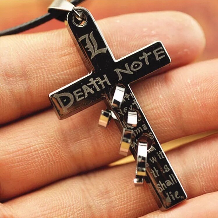 Death Note Anime L Cross Necklace Cartoon Cosplay Costume | eBay